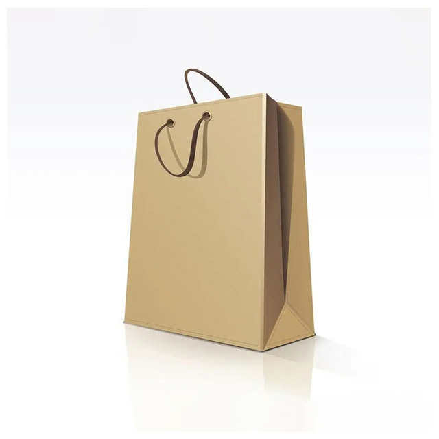 FREE Samples Eco Friendly Customized Personalized Small Paper Gift Party Bags Kraft Paper Brown Bags with Handles Bulk