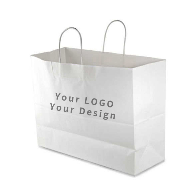Customizable Printed Present Bulk Kraft Wrapping Lunch Bags Paper Bag