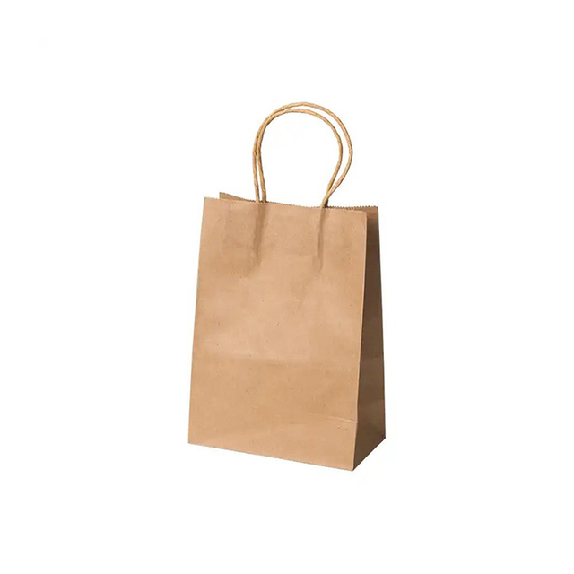 Kraft Product 3 Ply Flat Handle Square Paper Bag