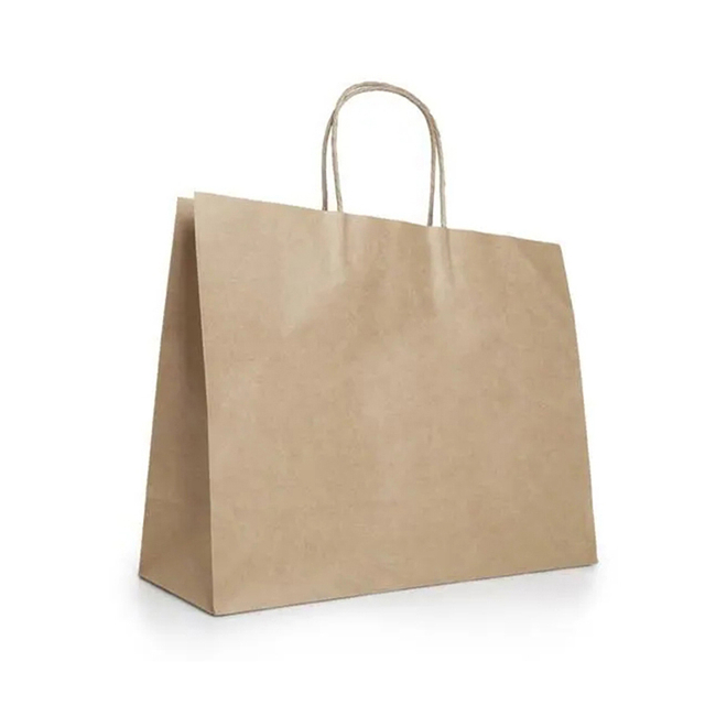 Top-ranking Product Wholesale Custom Logo ECO Friendly Brown Shipping Gift Take Away Kraft Paper Bag