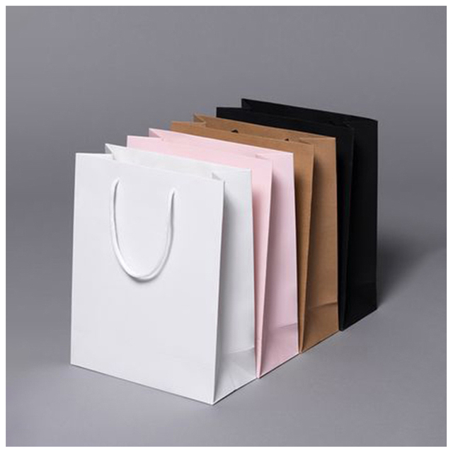 Custom Wholesale Design Tissue Present Gift Mini Brown Jean Shorts Reusable Bags Paper Bag