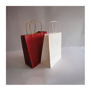 Kraft Product Rigid Customized Shopping Food Board Paper Bag