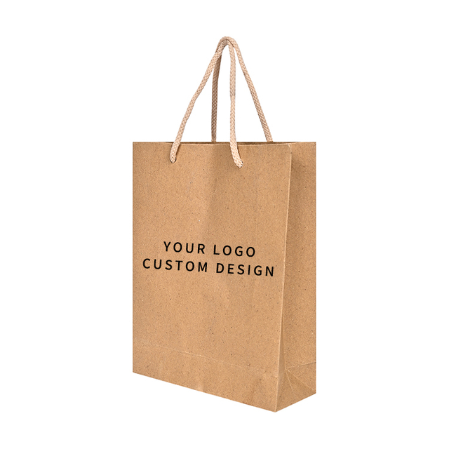 Wholesale Shopping Resealable Lawn And Leaf Head White Bags Kraft Paper Bag