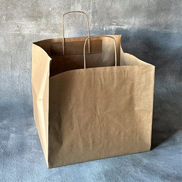 Washable Shopping Bags Brown Custom Cheap Wholesale Price Food Kraft Paper Bag
