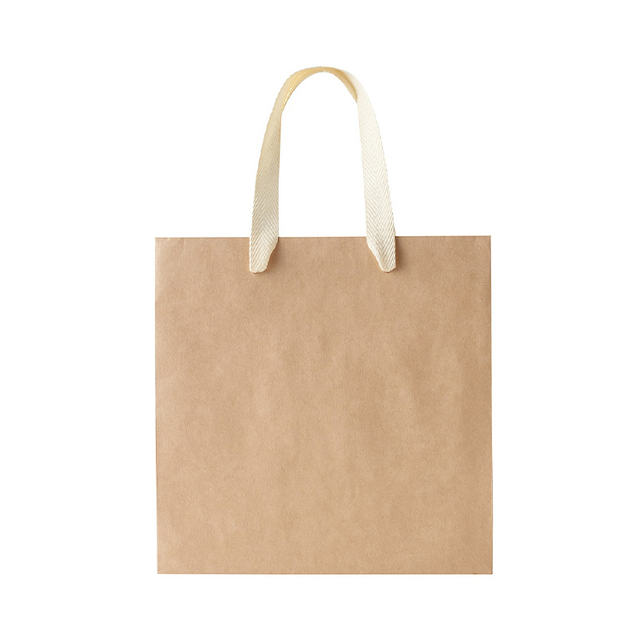 Wholesale Customized Eco-Friendly Craft Wrapping Leaves Small White Lunch Bags Paper Bag