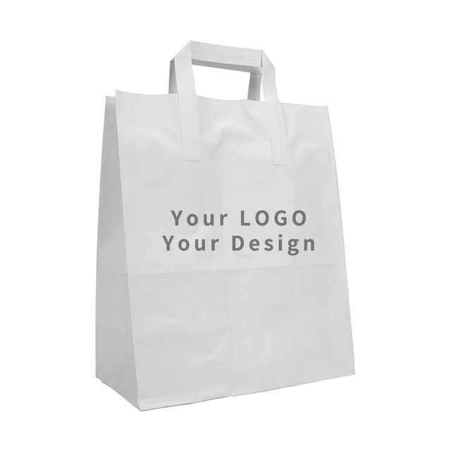 Customizable Printed Gift Black Pants Brown Shopping Whole Foods Washable Bags Paper Bag