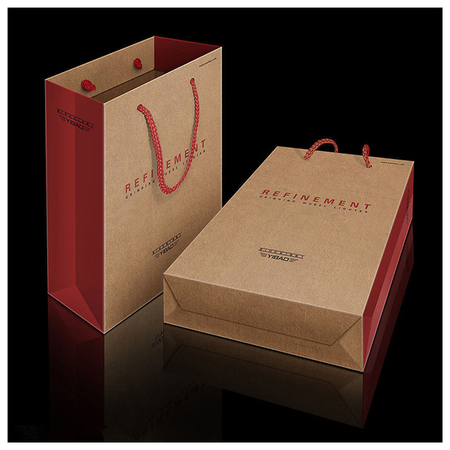 Factory High Quality Cheap Kraft Paper Bags Carrying Bag Print with Handles China Customized Promotion Offset Printing Accept
