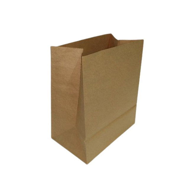 Kraft Food Grade Gift With Handles Custom Logo Bags White Pants Paper Bag
