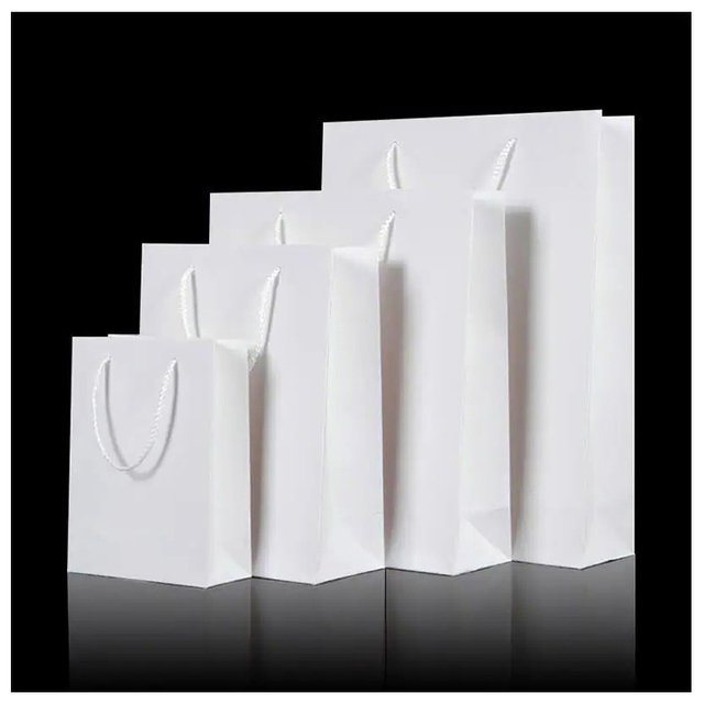 Clothing Store Shopping Handheld Paper Bags Clothes Shoe Box Bags Socks Underwear Handheld Bags Customized Printing