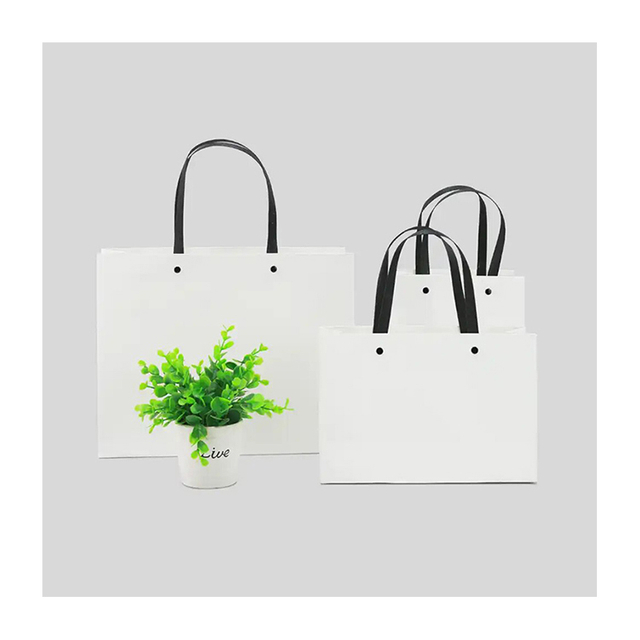 Shipping Luxury Gift Plaid Kids Washable Paper Bag