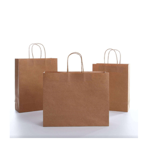 Shopper Custom Logo Printing Grape Kraft Gift Green Paper Bag