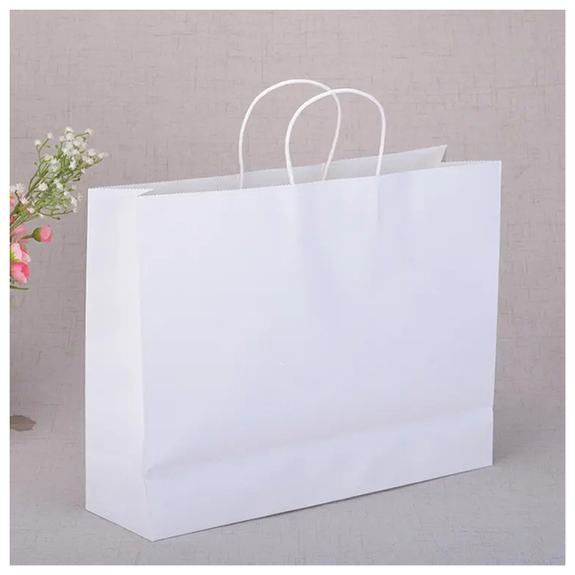 Wholesale Custom Reusable Eco-friendly Paper Bags with Logo Handles Recyclable Packaging Luxury Jewelry Clothing Shopping Gift