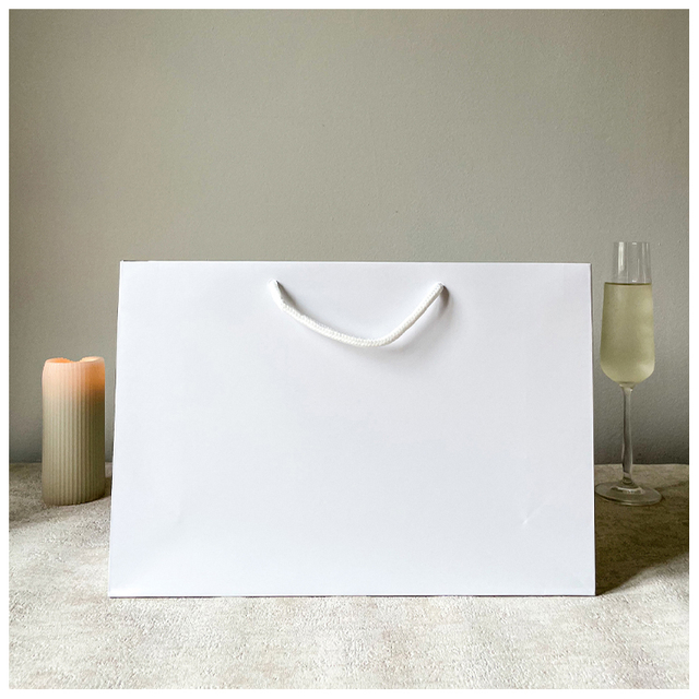 Food Grade Goodie With Handles Bulk Christmas Brown Kraft Gift Bags Paper Bag